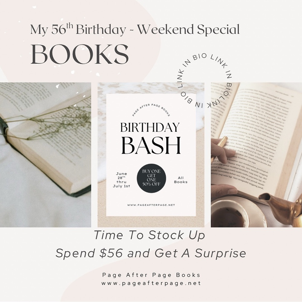 Birthday Bash Book Sale